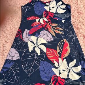Columbia dress Navy and Red Floral Print Apparel#5
